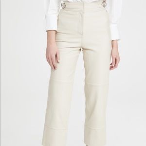 Scotch & Soda Straight Leg Leather Pants